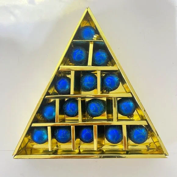 Vintage Glass Mini Christmas Ornaments – 3 Sets (45 Pieces) Collectible - Picture 10 of 14